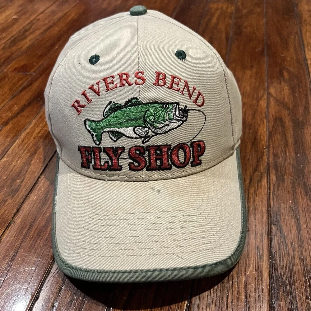 The Fly Shop Fishing Hat Trucker Rivers Bend Adjustable Baseball Cap - Picture 1 of 8